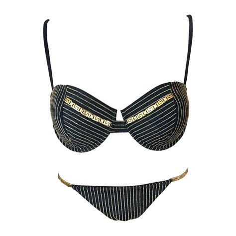 versace swimsuit 2 piece|farfetch Versace bikini.